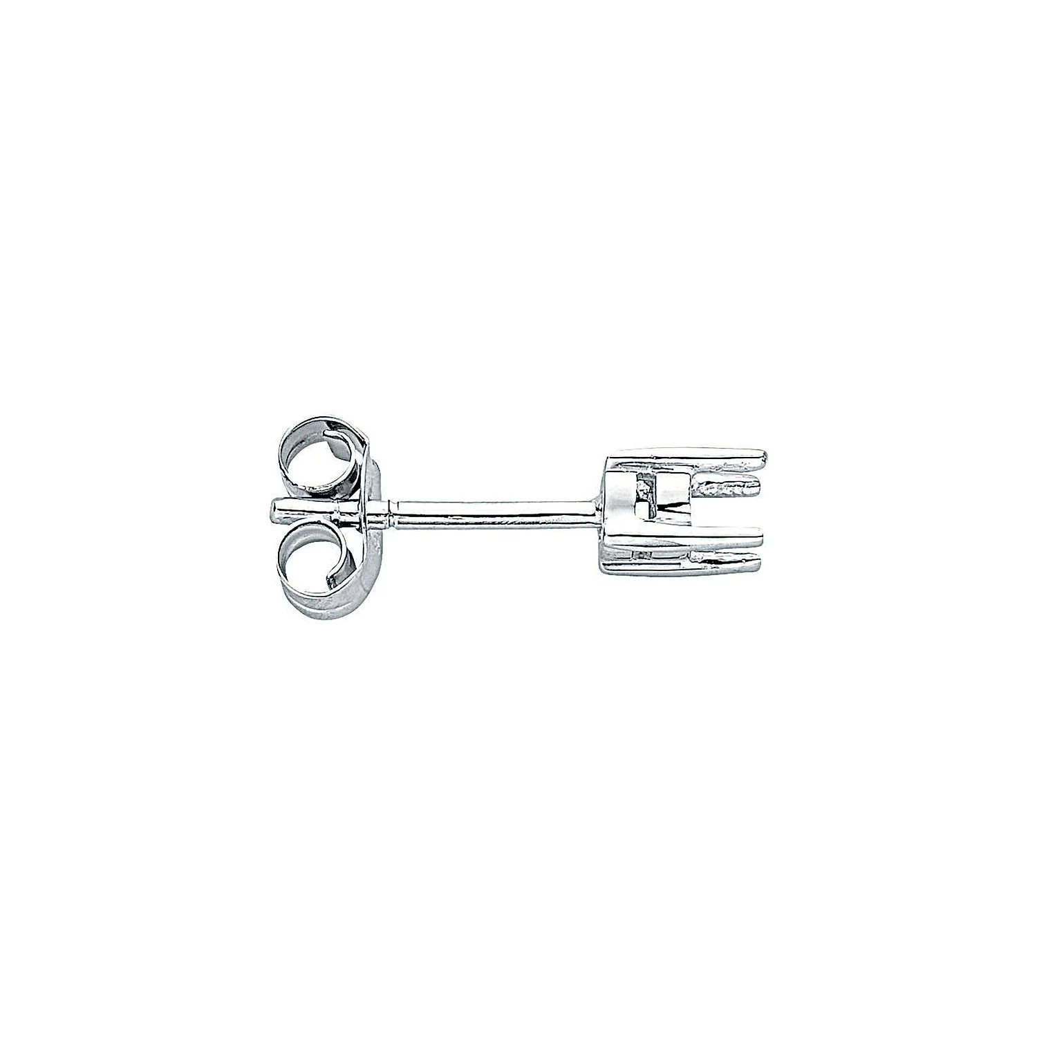 9ct White Gold Earrings Mount 0.25ctw