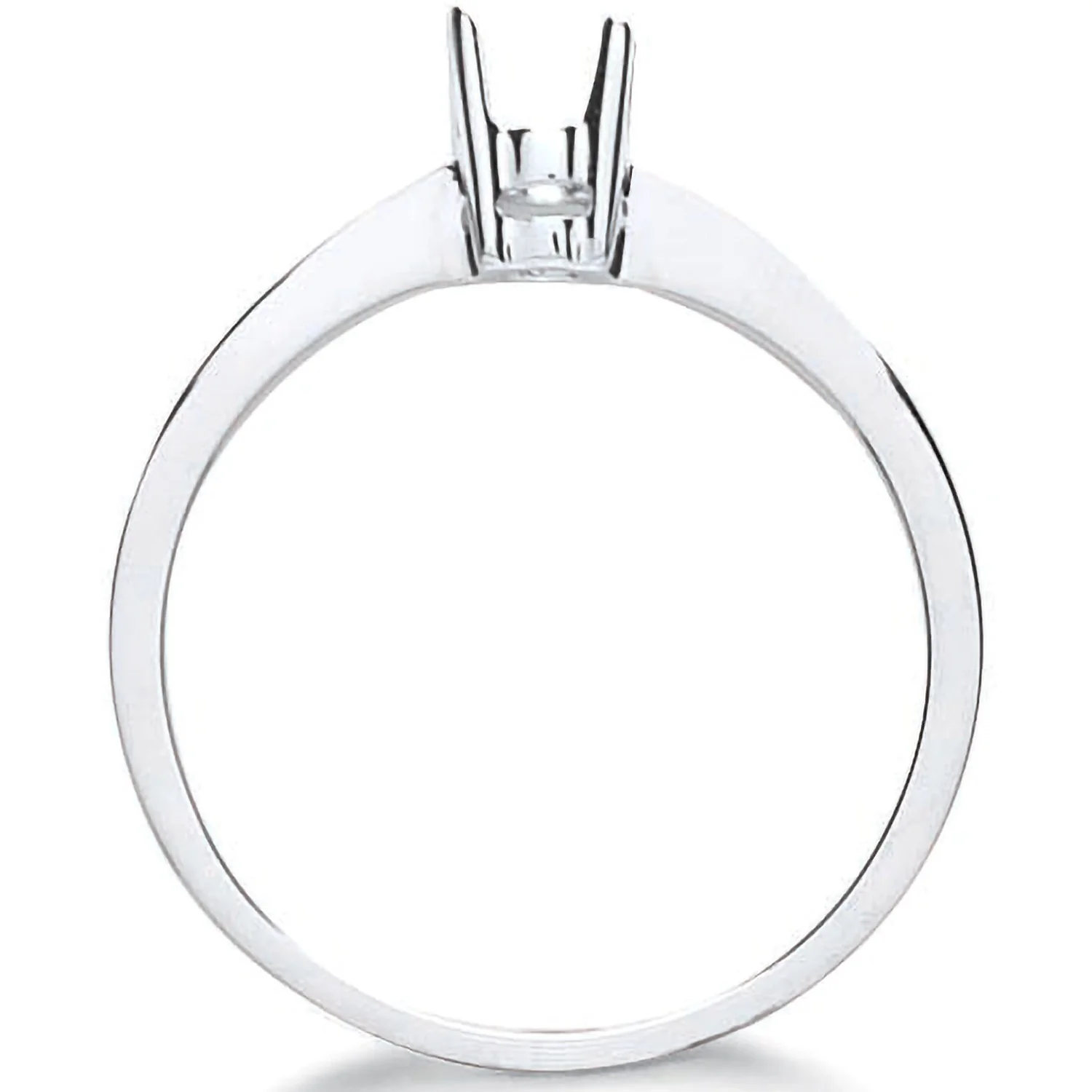 9ct White Gold Ring Mount 0.20-0.25ct
