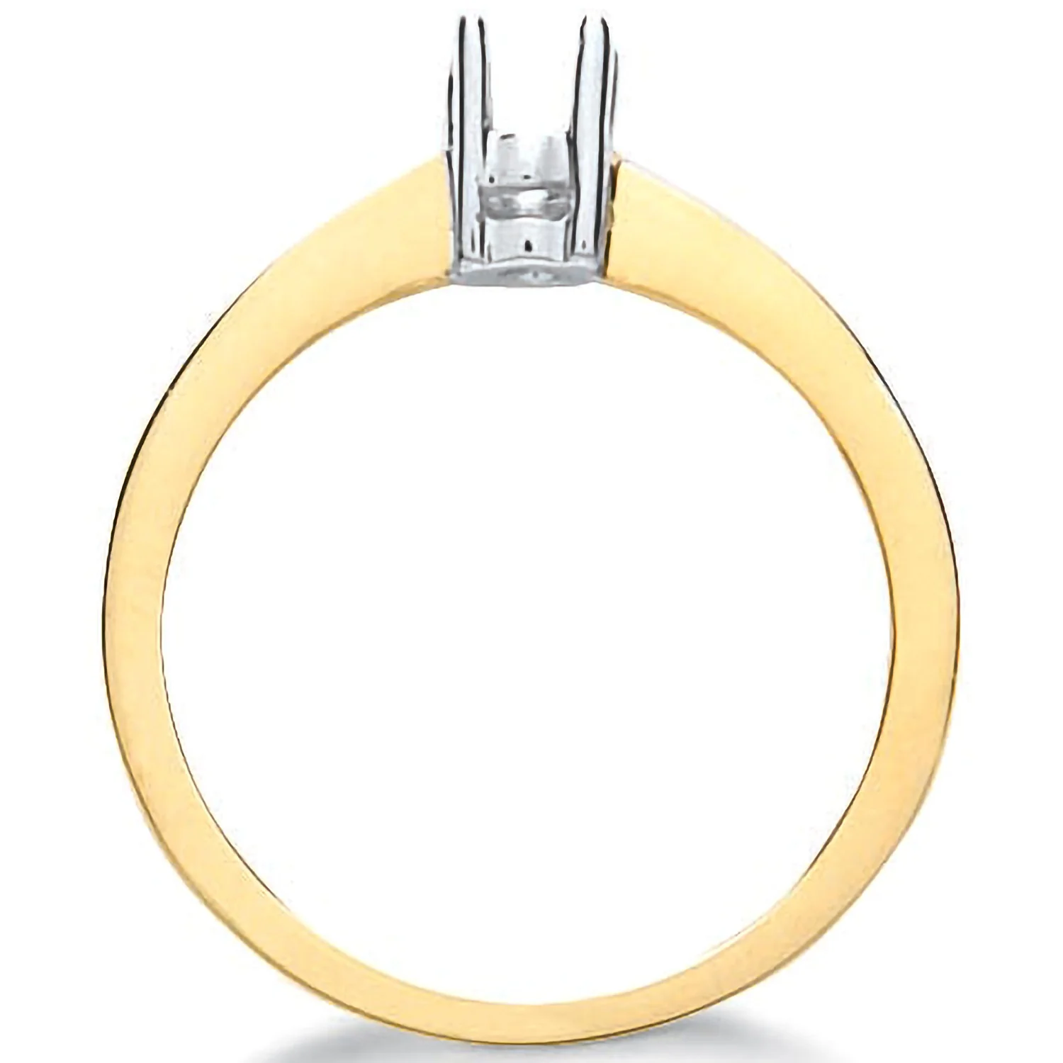 9ct Yellow Gold Ring Mount 0.10-0.15ct