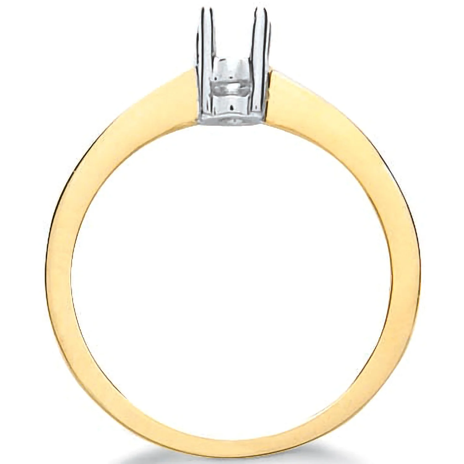 9ct Yellow Gold Ring Mount 0.20-0.25ct