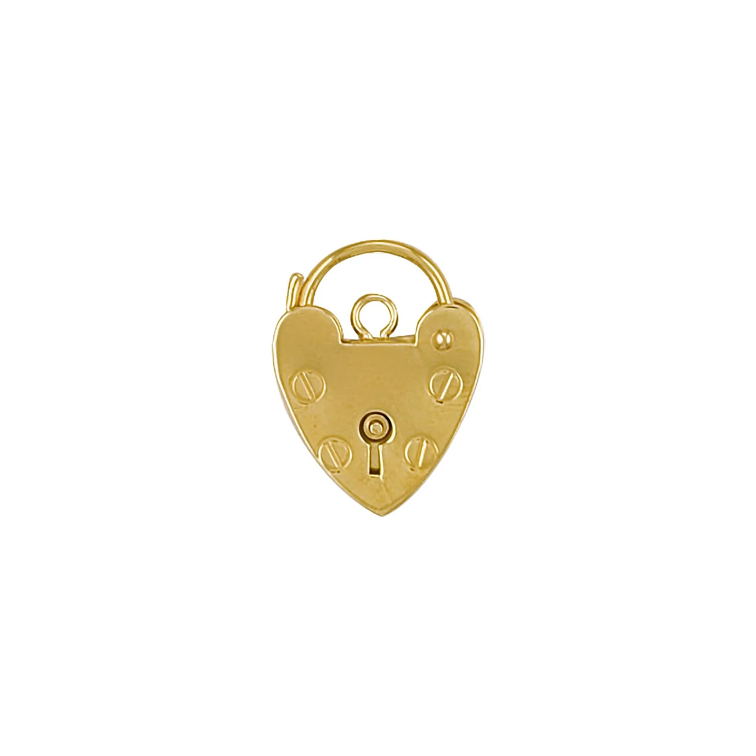 9ct Yellow Gold 9mm Padlock
