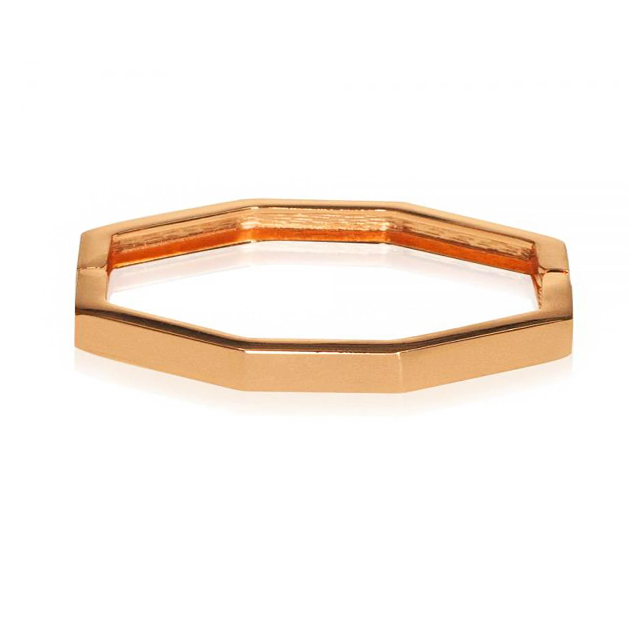 Ava Geometric Gold bangle - Image 4