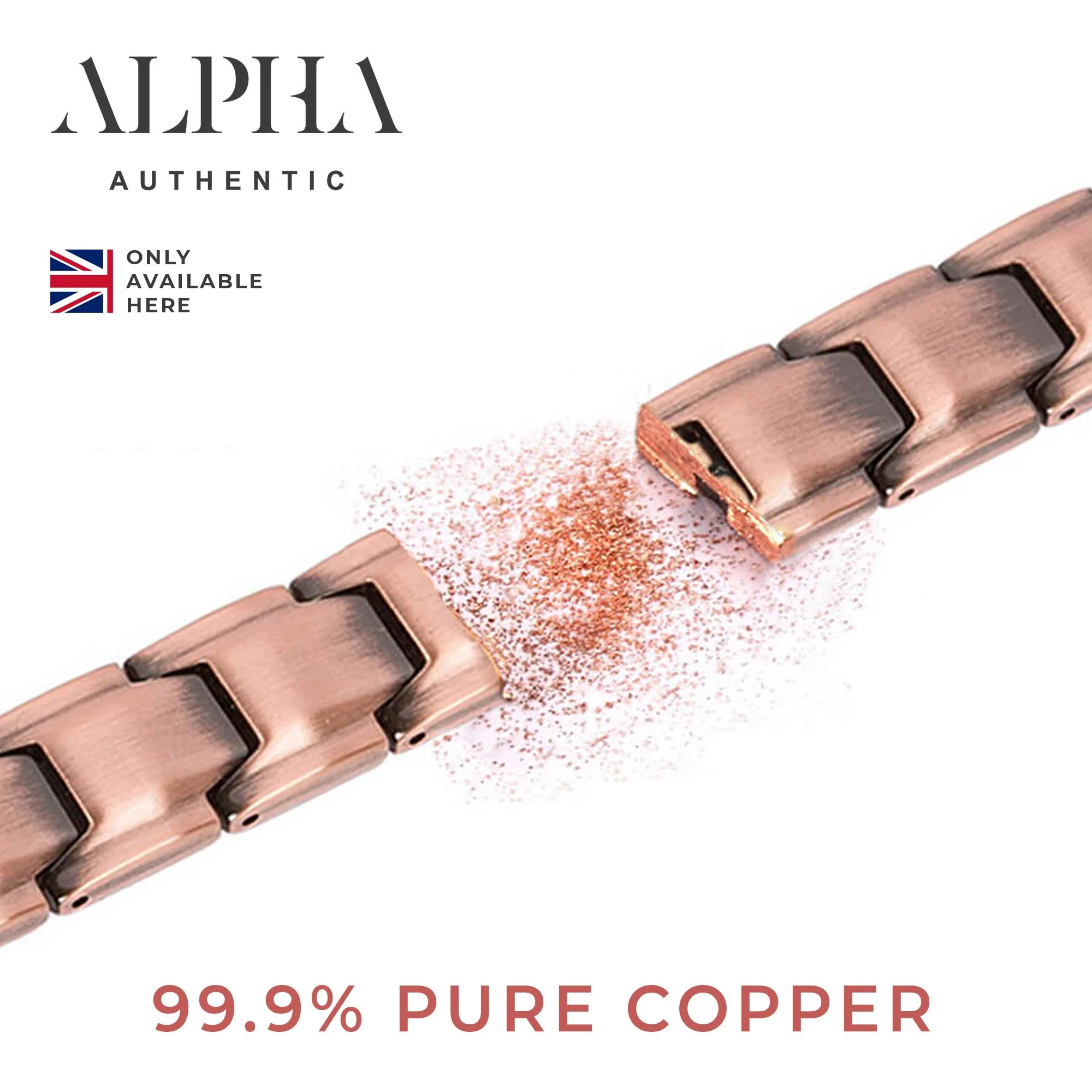 Carbon Magnetic Copper Bracelet | ALPHA™ mens - Image 4