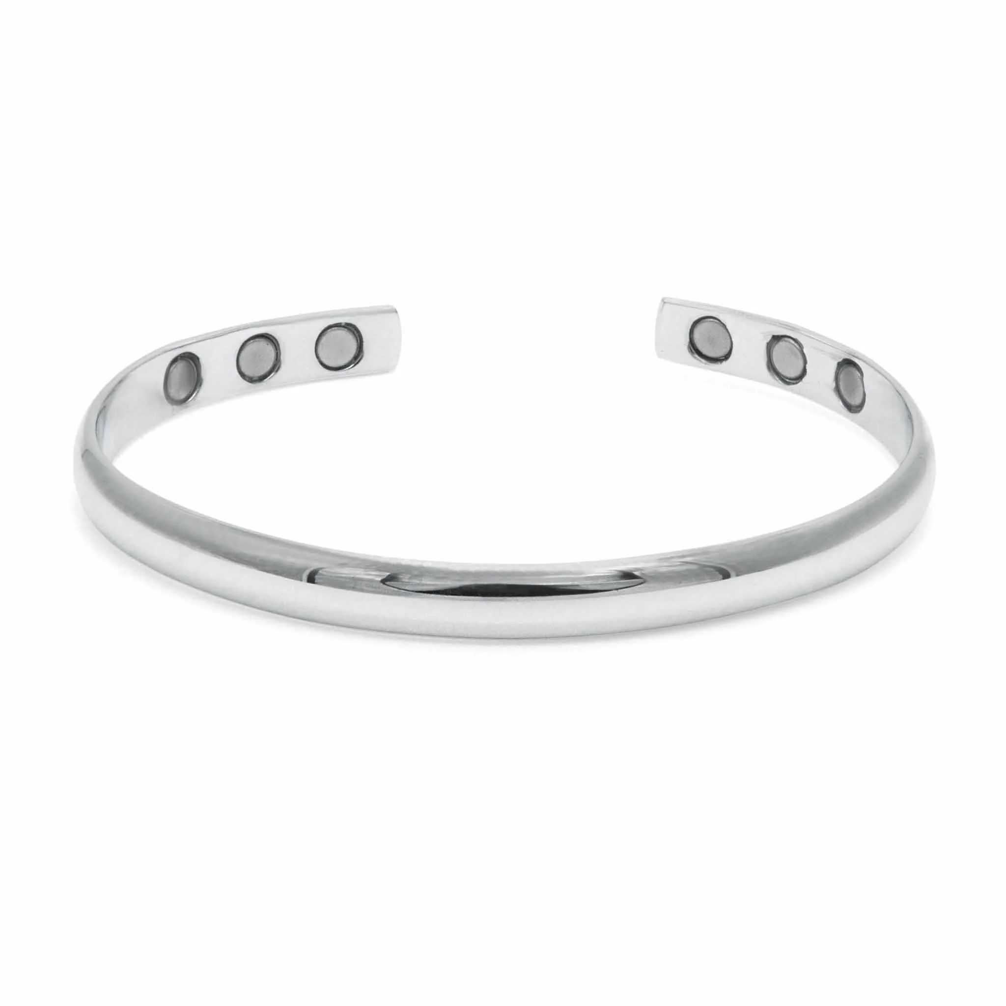 Champion Silver Magnetic Bangle | ALPHA™ mens - Image 4