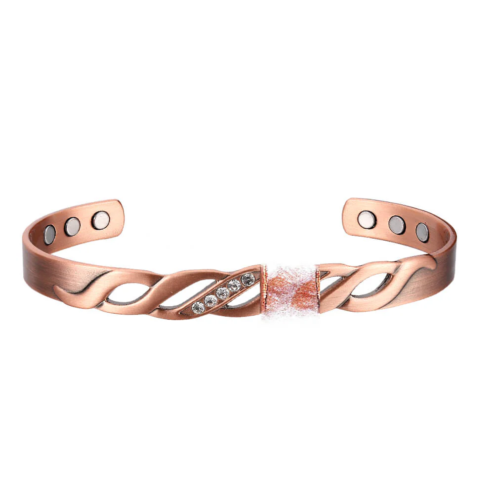 Abby Diamante Copper Bangle - Image 2