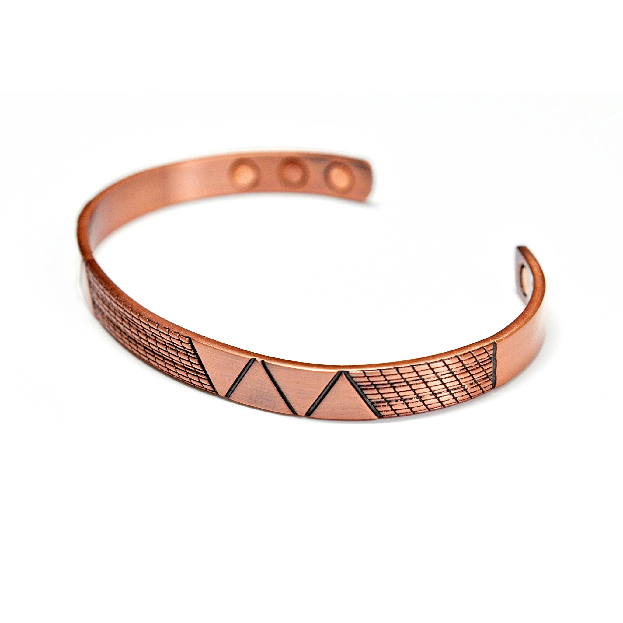 Clint copper magnetic bracelet  | ALPHA™ mens - Image 4