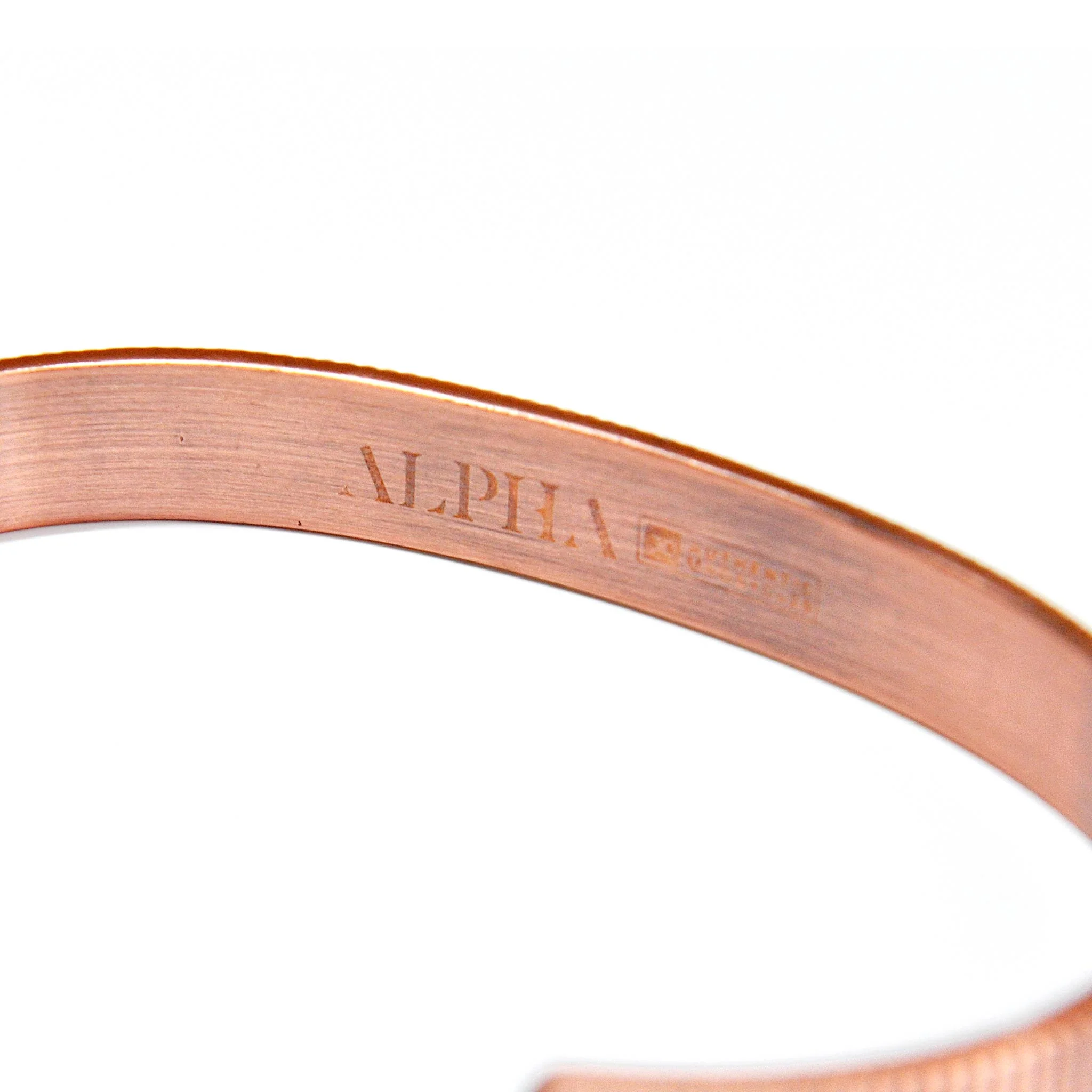 Cross copper magnetic bracelet  | ALPHA™ mens - Image 4
