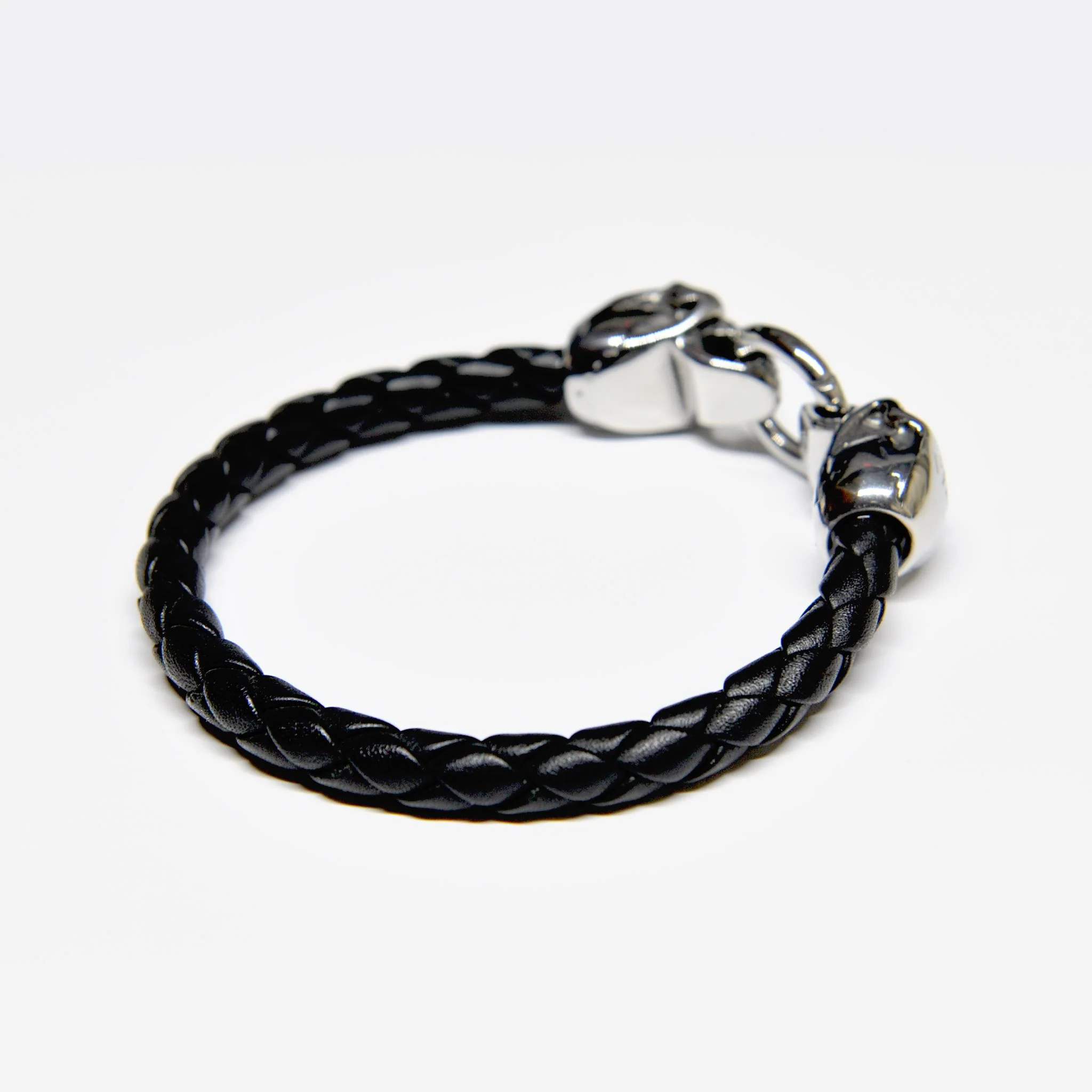 Vegas Skull Leather Bracelet - Image 7