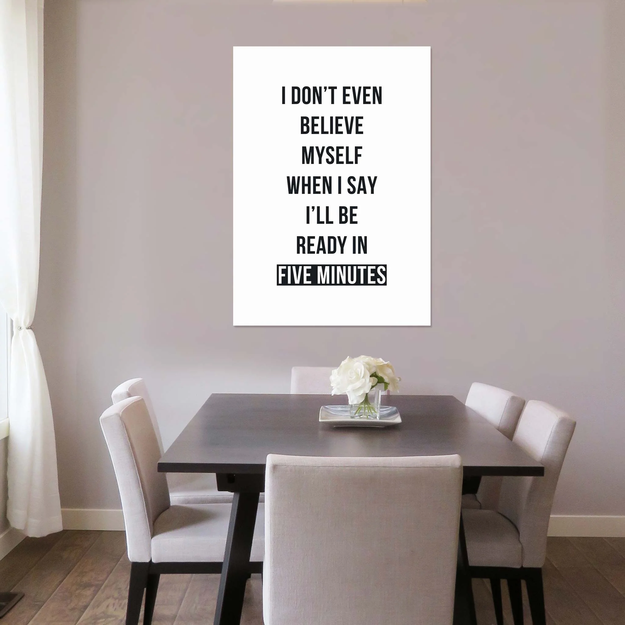 I don’t even believe myself when I say I’ll be ready in five minutes - Image 2