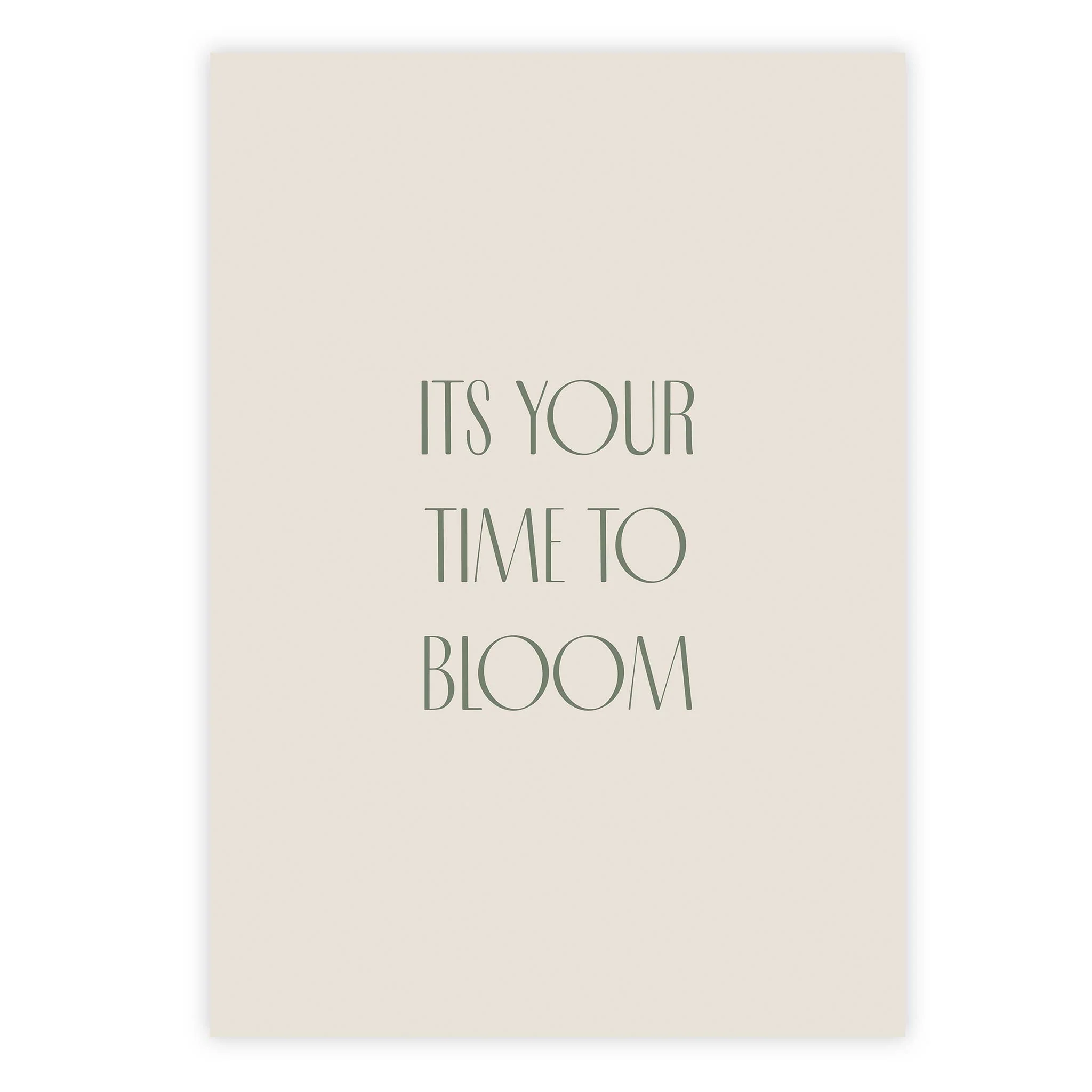 Its your time to bloom