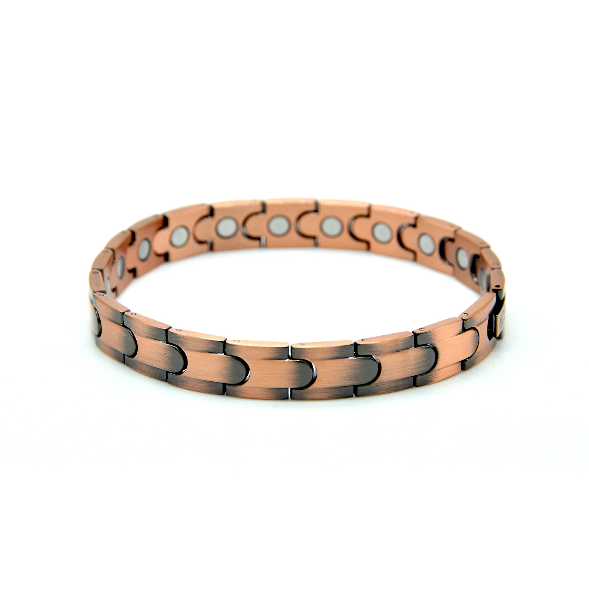 Jaimie Magnetic Link Copper Bracelet | ALPHA™ mens - Image 7