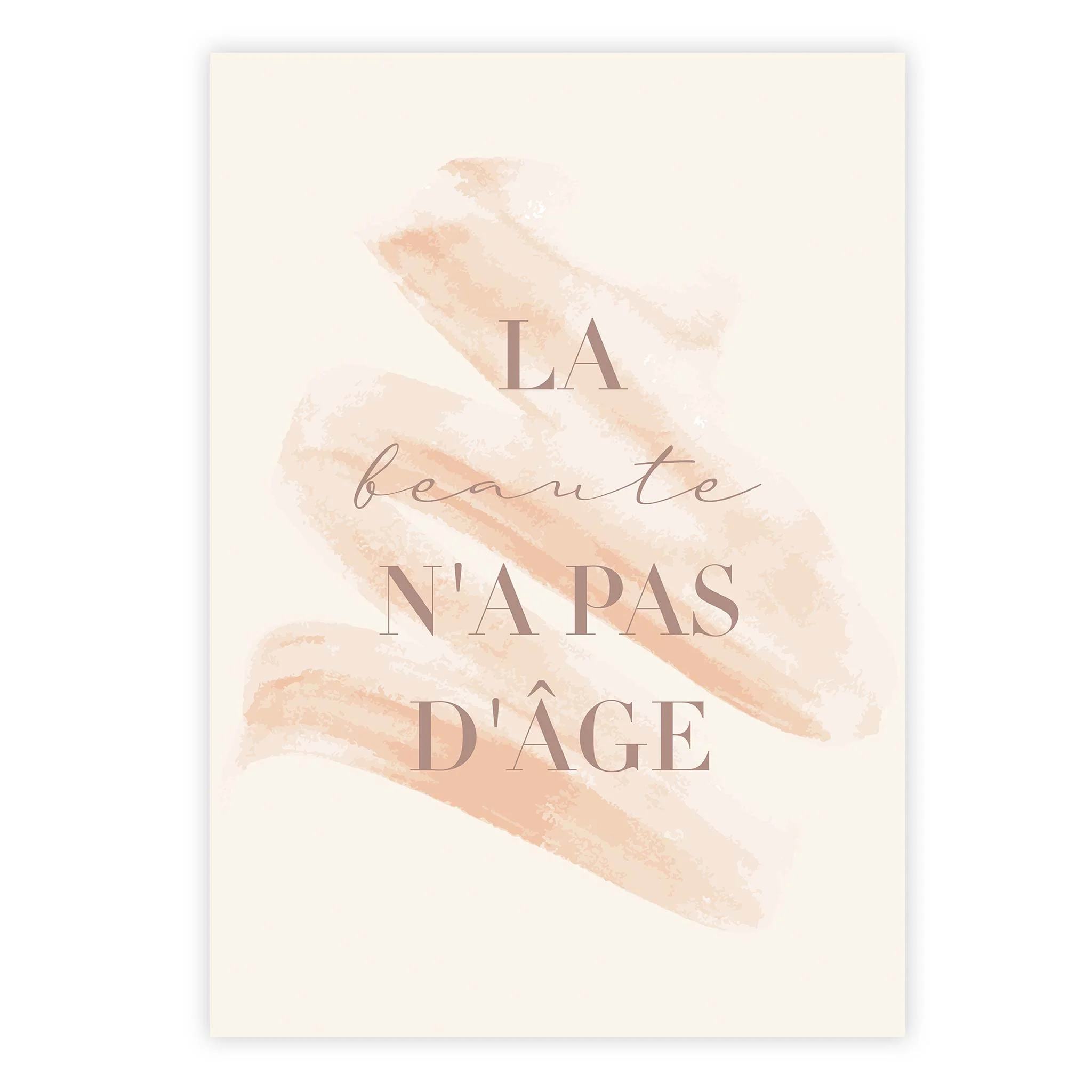 LA BEAUTÈ N'A PAS D'ÂGE