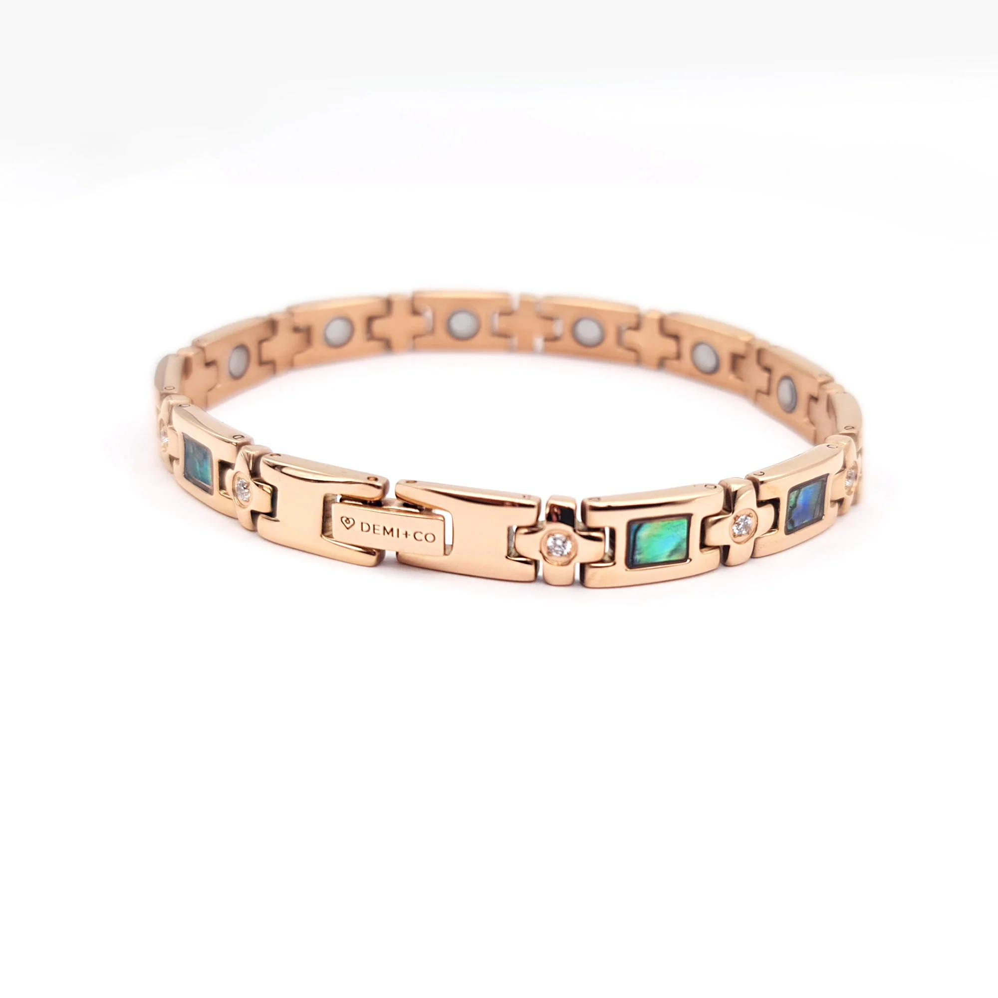 Rainbow copper bracelet - Image 6