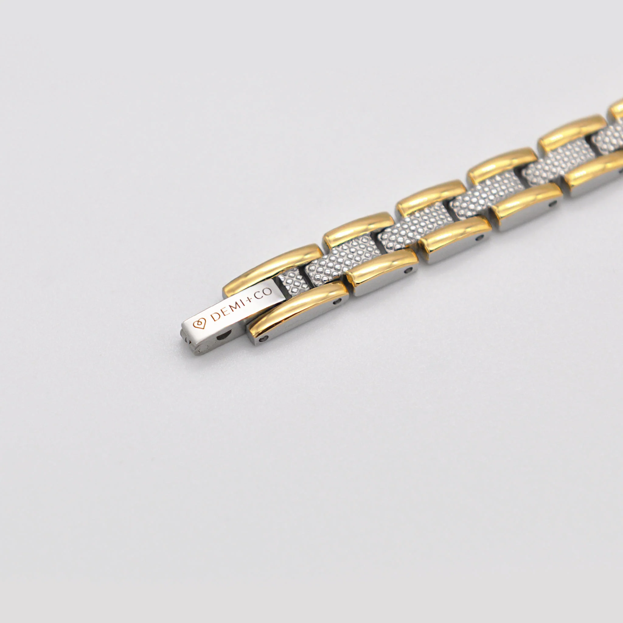 Heaven silver and gold magnetic bracelet - Image 6