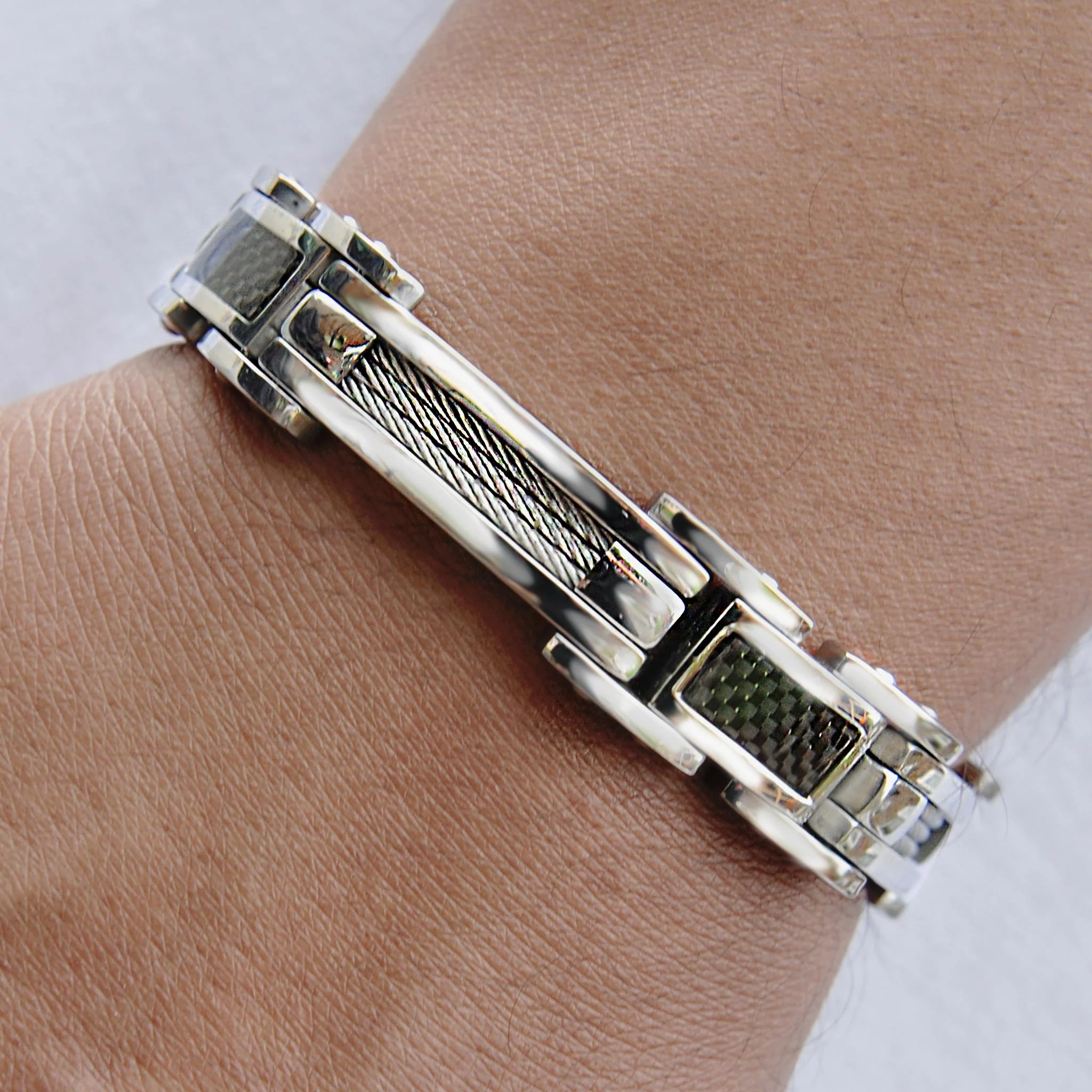 Anakin Stainless Steel Magnetic Bracelet - Image 10