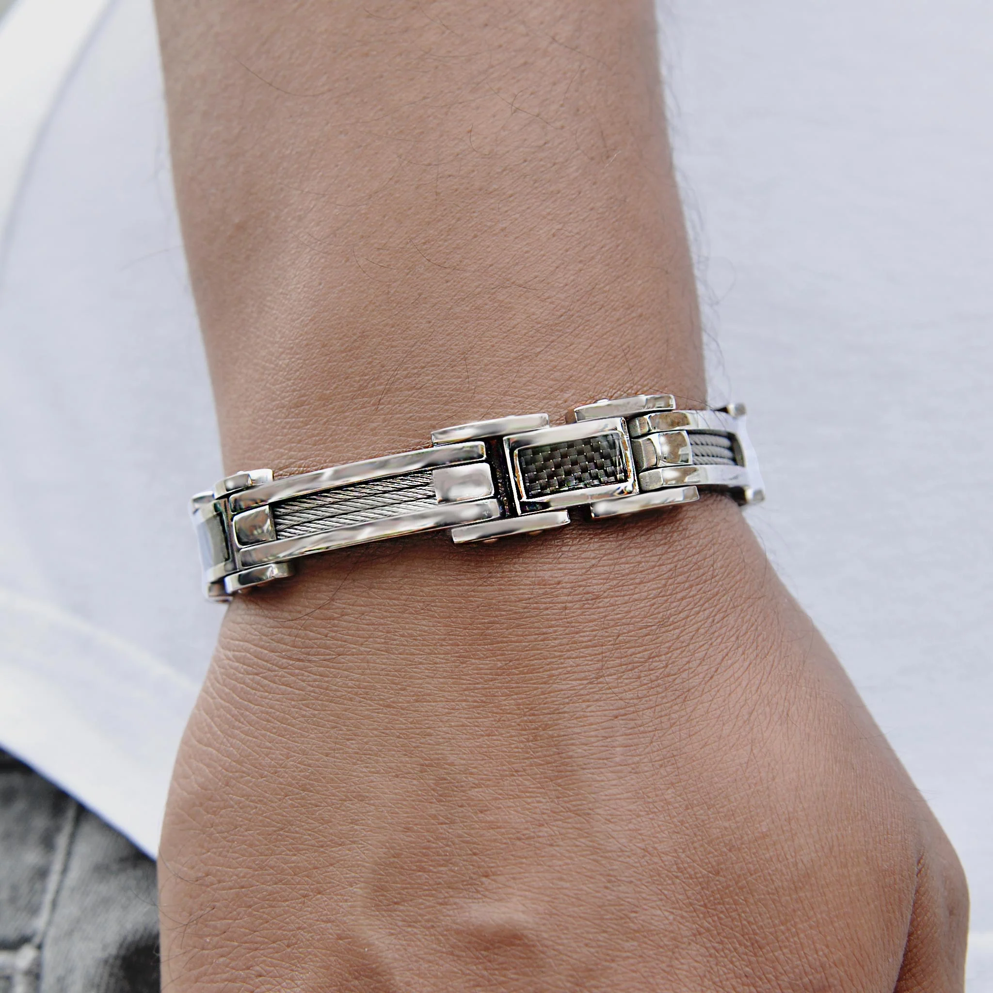 Anakin Stainless Steel Magnetic Bracelet - Image 9