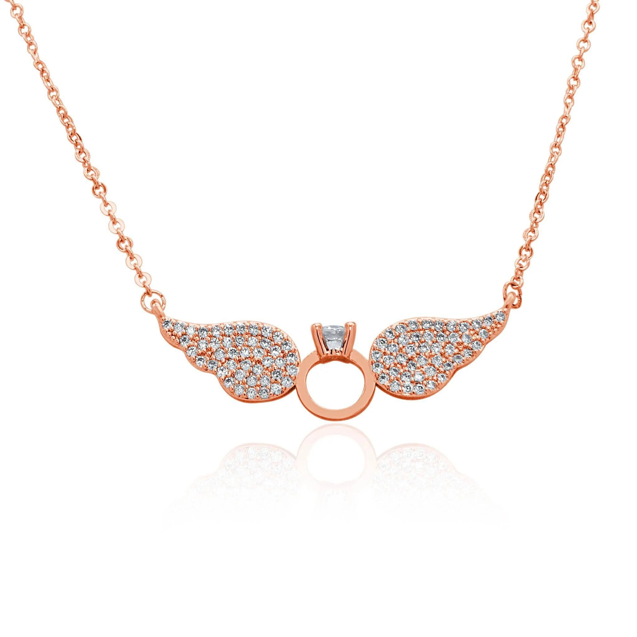 Ring and Wings Necklace - Image 3