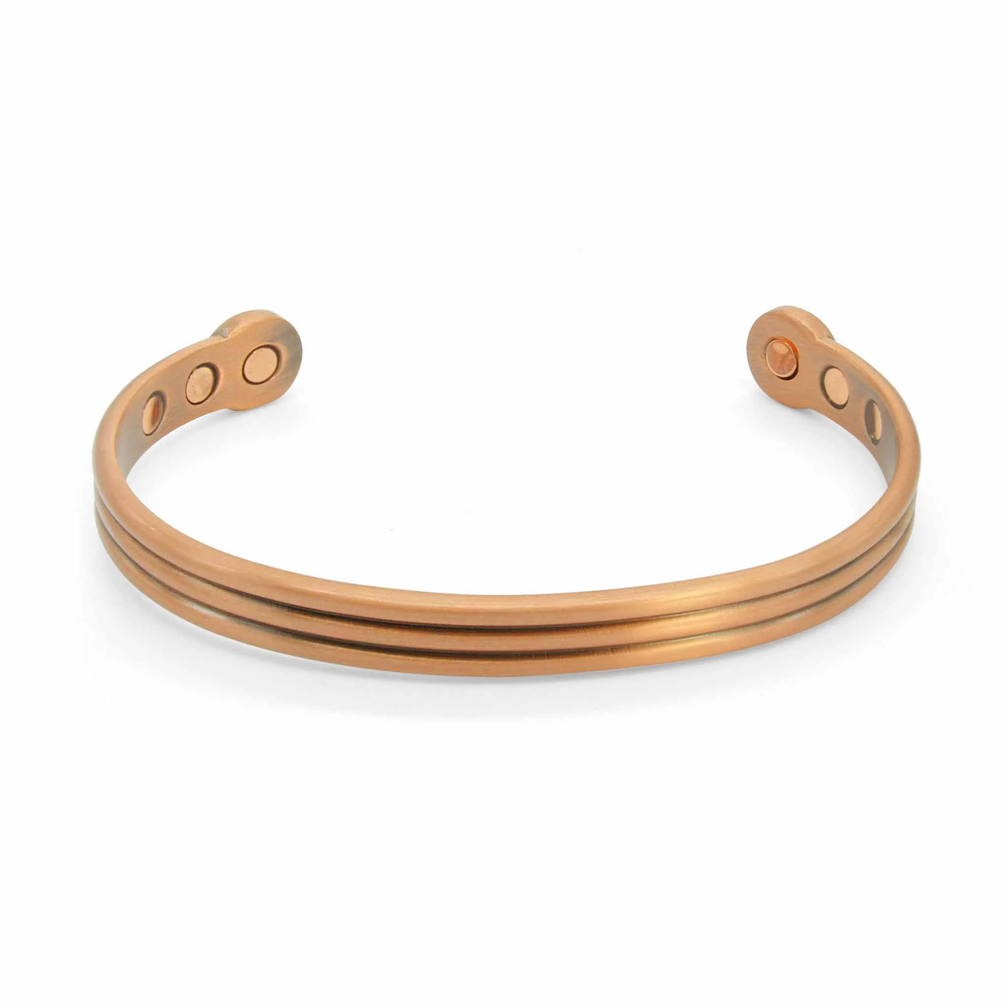 Saxon Magnetic Copper Bangle | ALPHA™ mens - Image 2