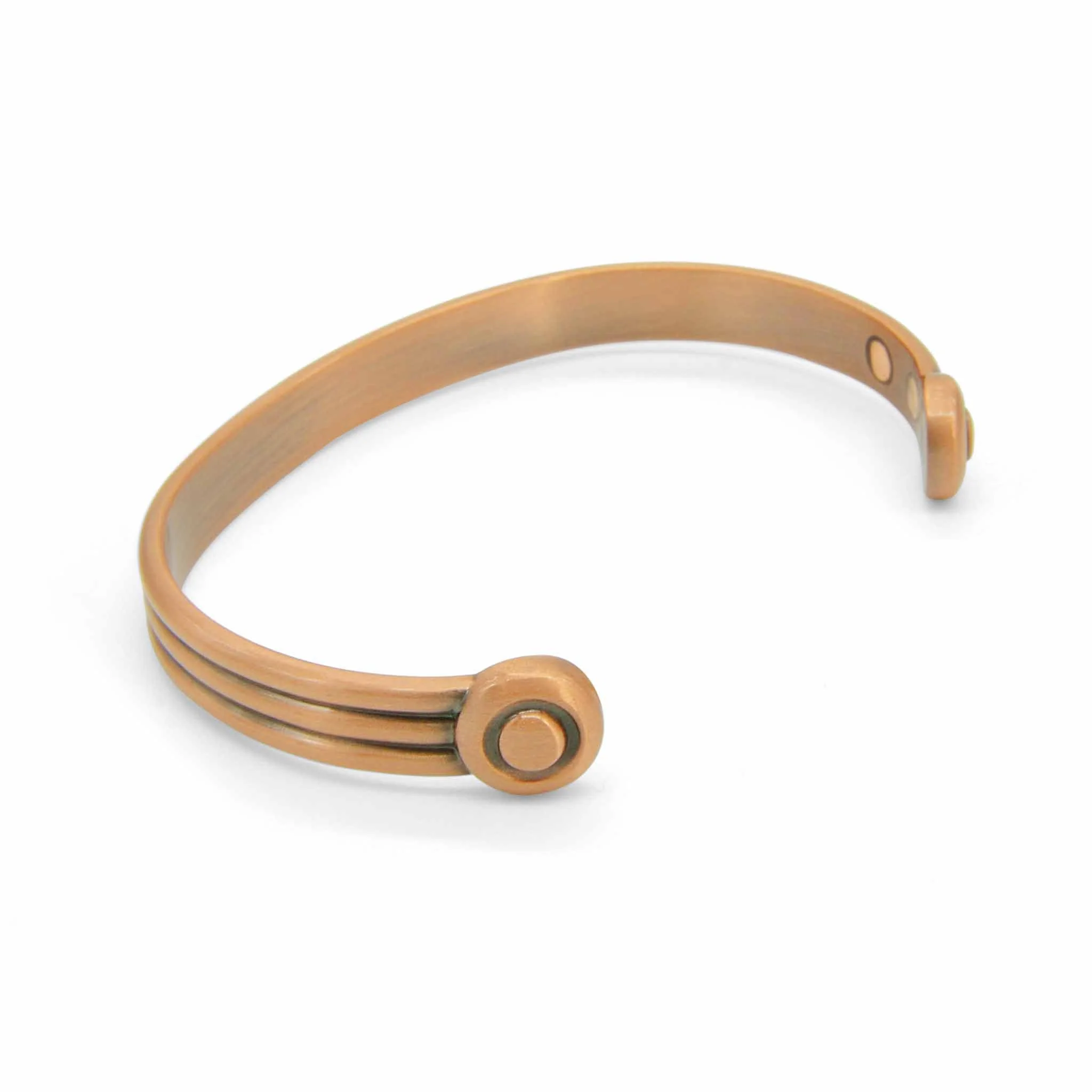 Saxon Magnetic Copper Bangle | ALPHA™ mens - Image 3