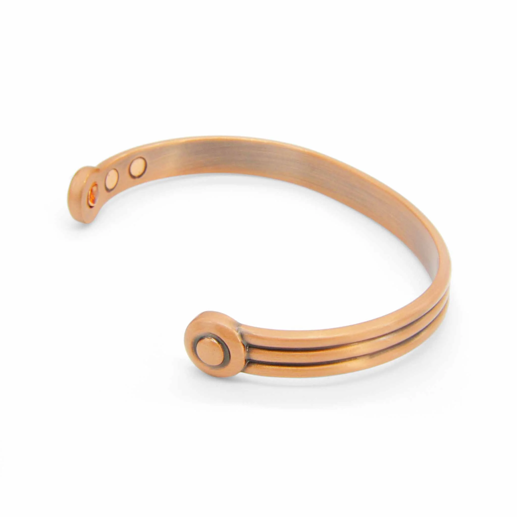 Saxon Magnetic Copper Bangle | ALPHA™ mens - Image 5