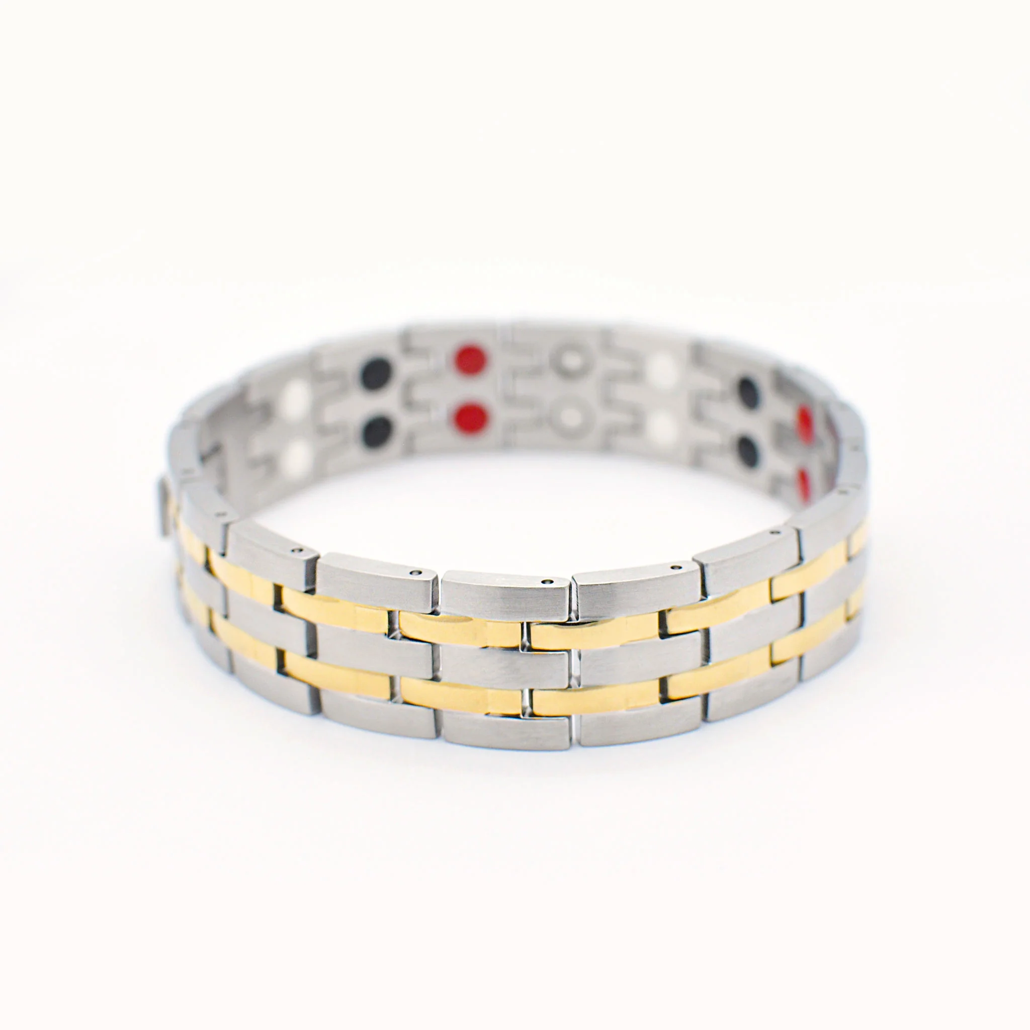 Ramon silver and gold magnetic bracelet - Image 3