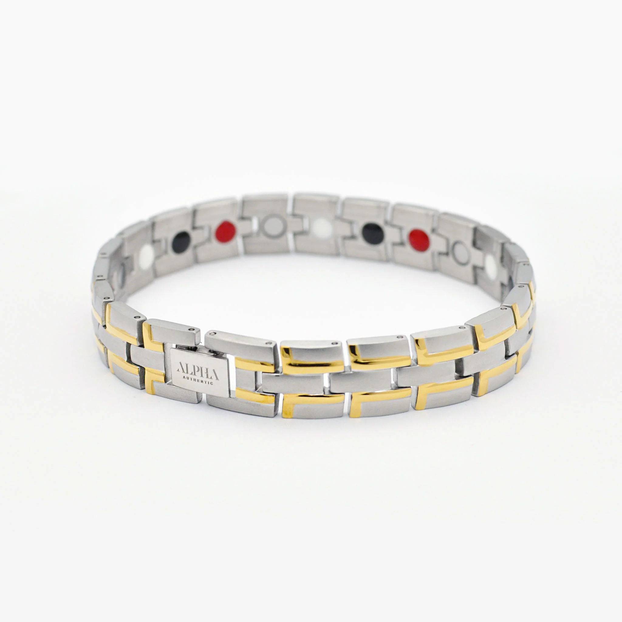 Oren silver and gold magnetic bracelet - Image 6