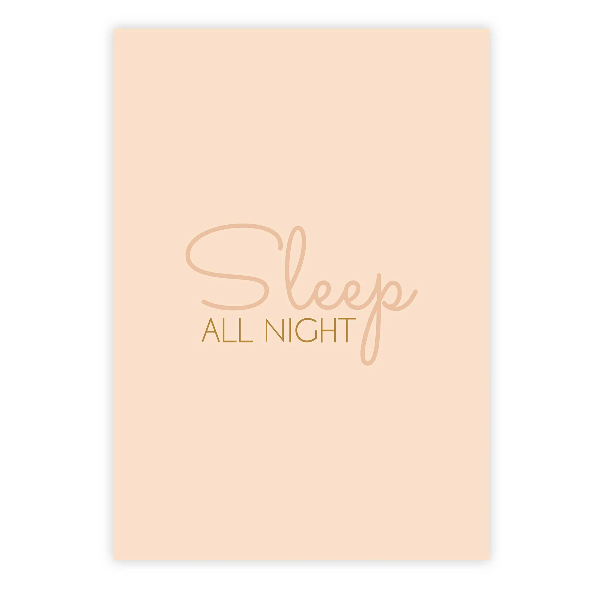 Sleep all night