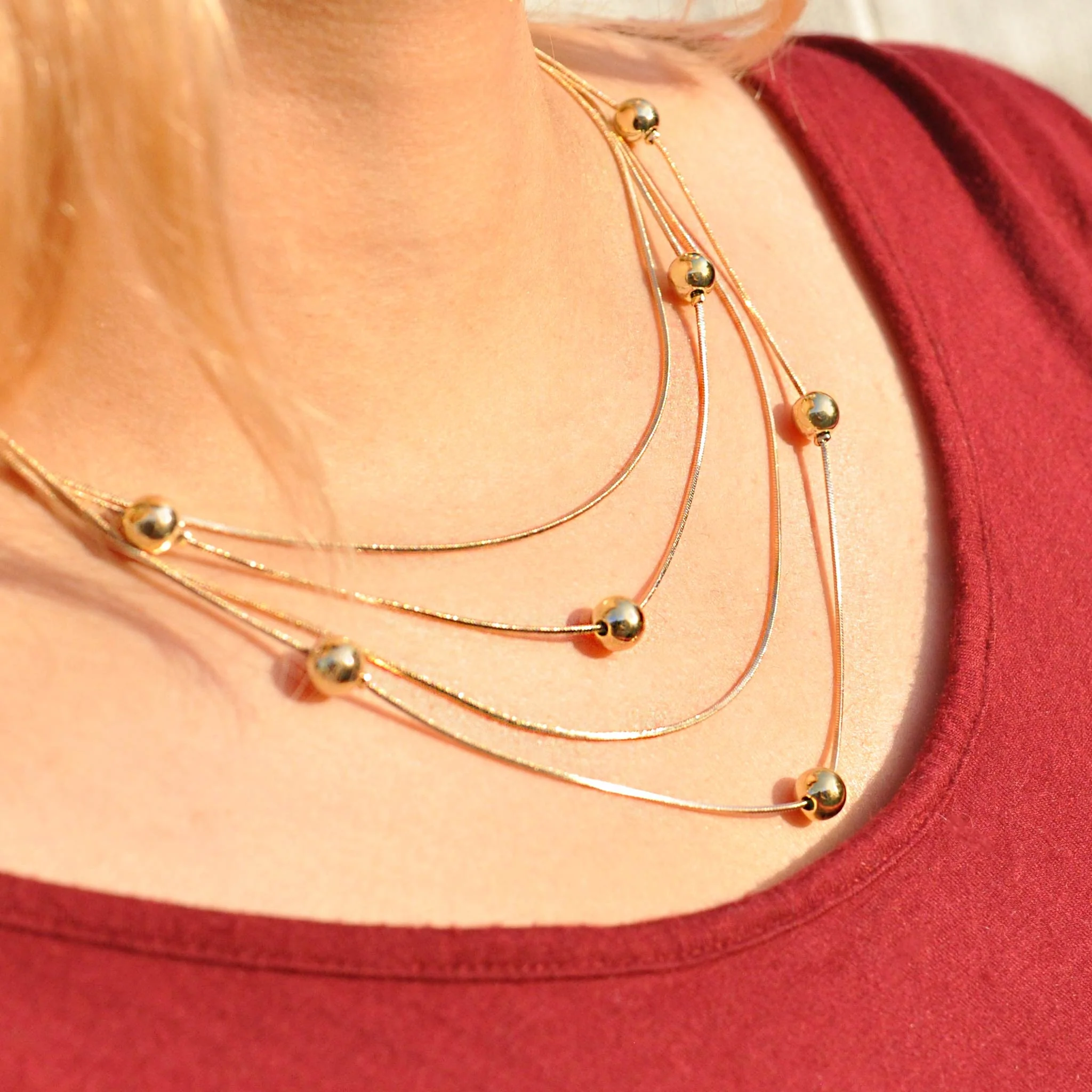 Nicole Gold Necklace - Image 3