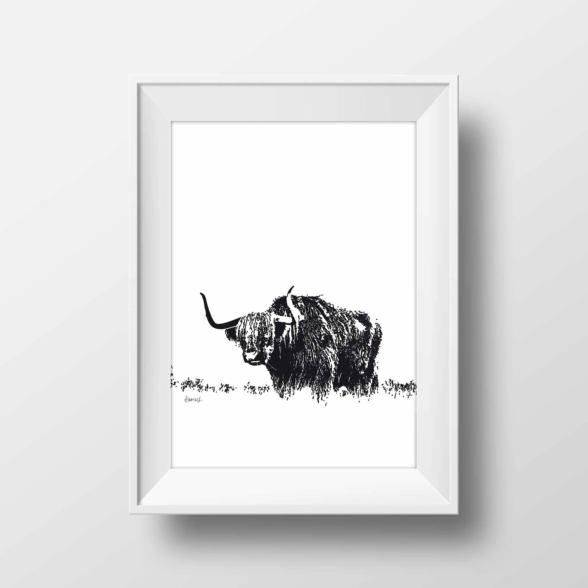 Highland Cow 01 wall art