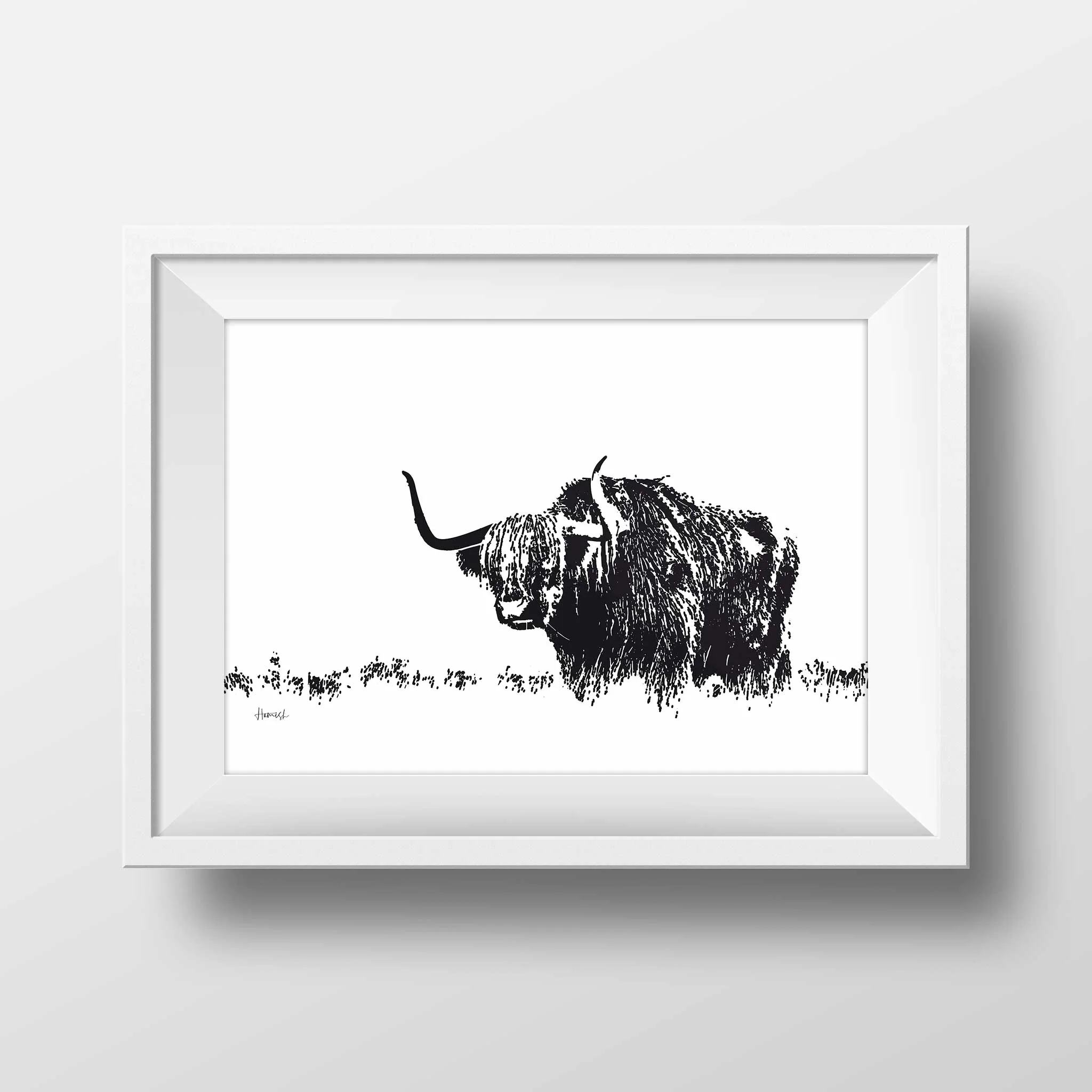 Highland Cow 01 wall art - Image 13