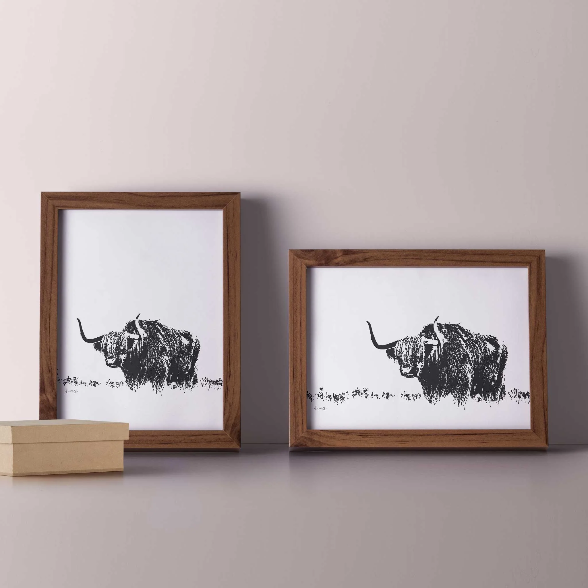 Highland Cow 01 wall art - Image 14