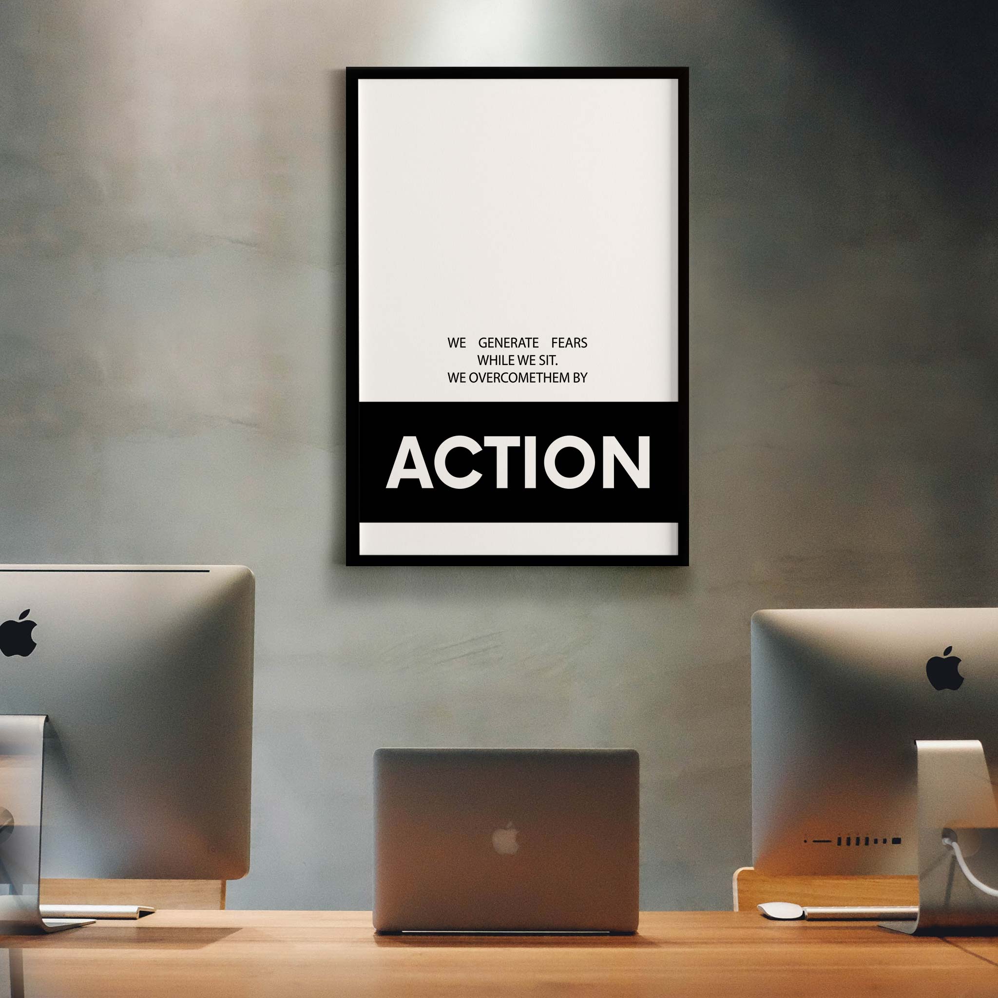 We generate fears while we sit. We overcome them by action - Image 2
