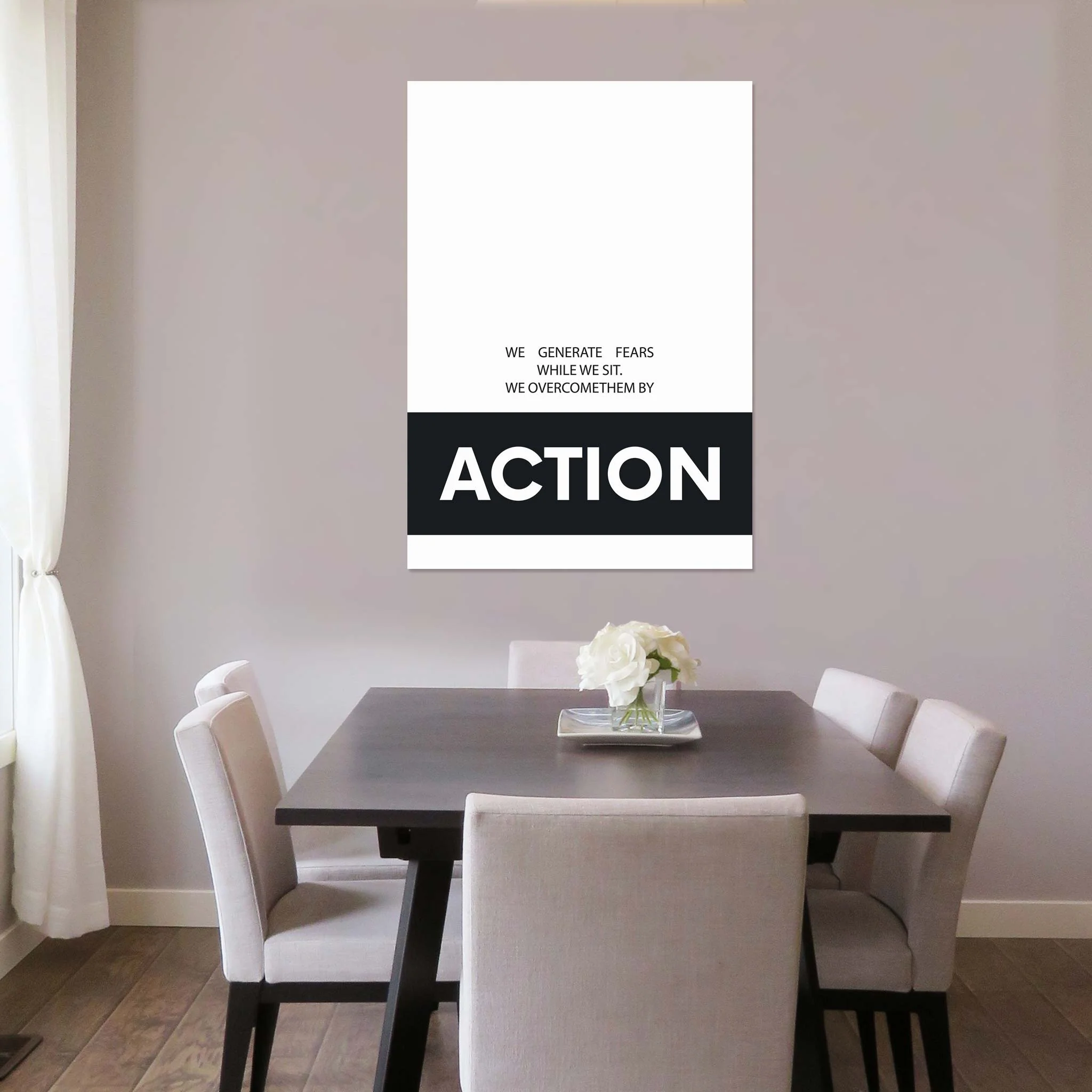 We generate fears while we sit. We overcome them by action - Image 8