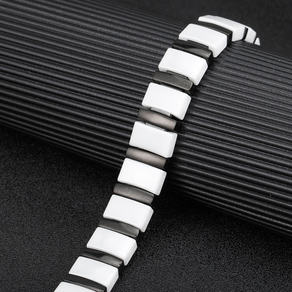 Sam Ceramic and Stainless Steel Magnetic Bracelet - Image 3