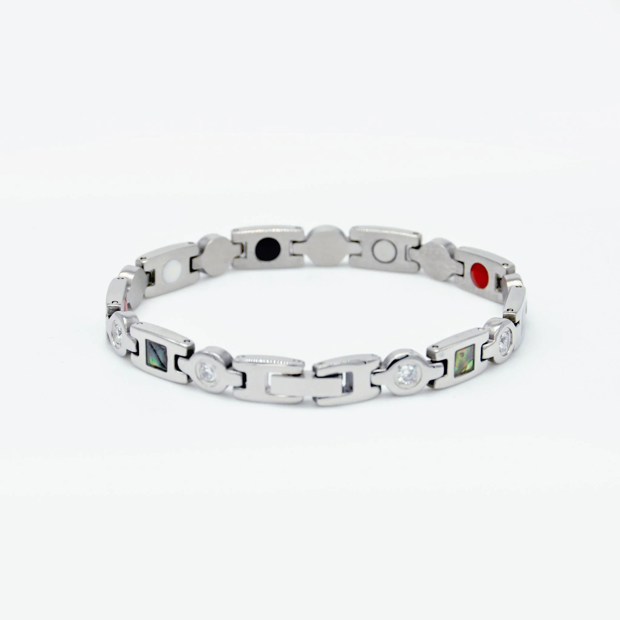 Pearl silver magnetic bracelet - Image 6