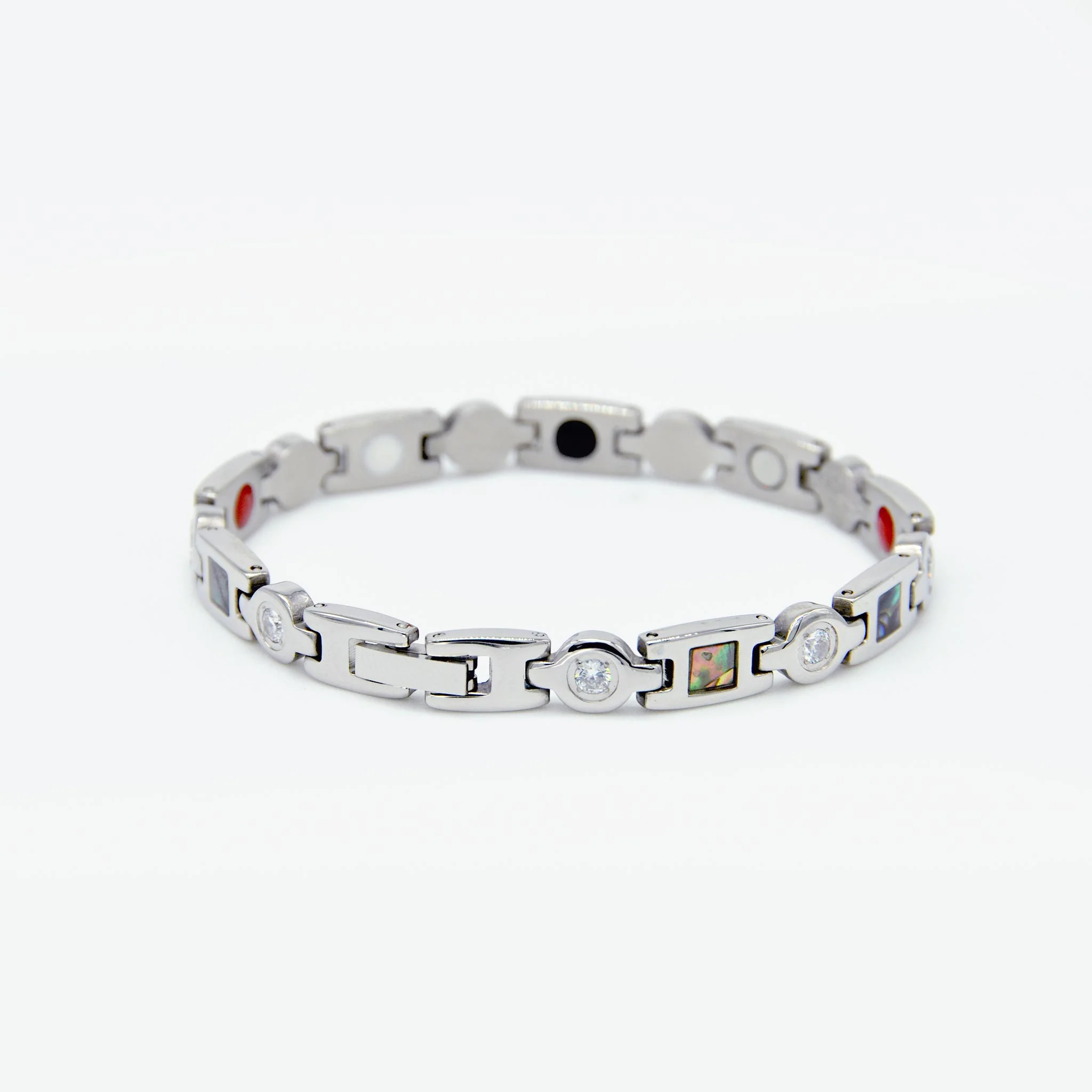 Pearl silver magnetic bracelet - Image 7