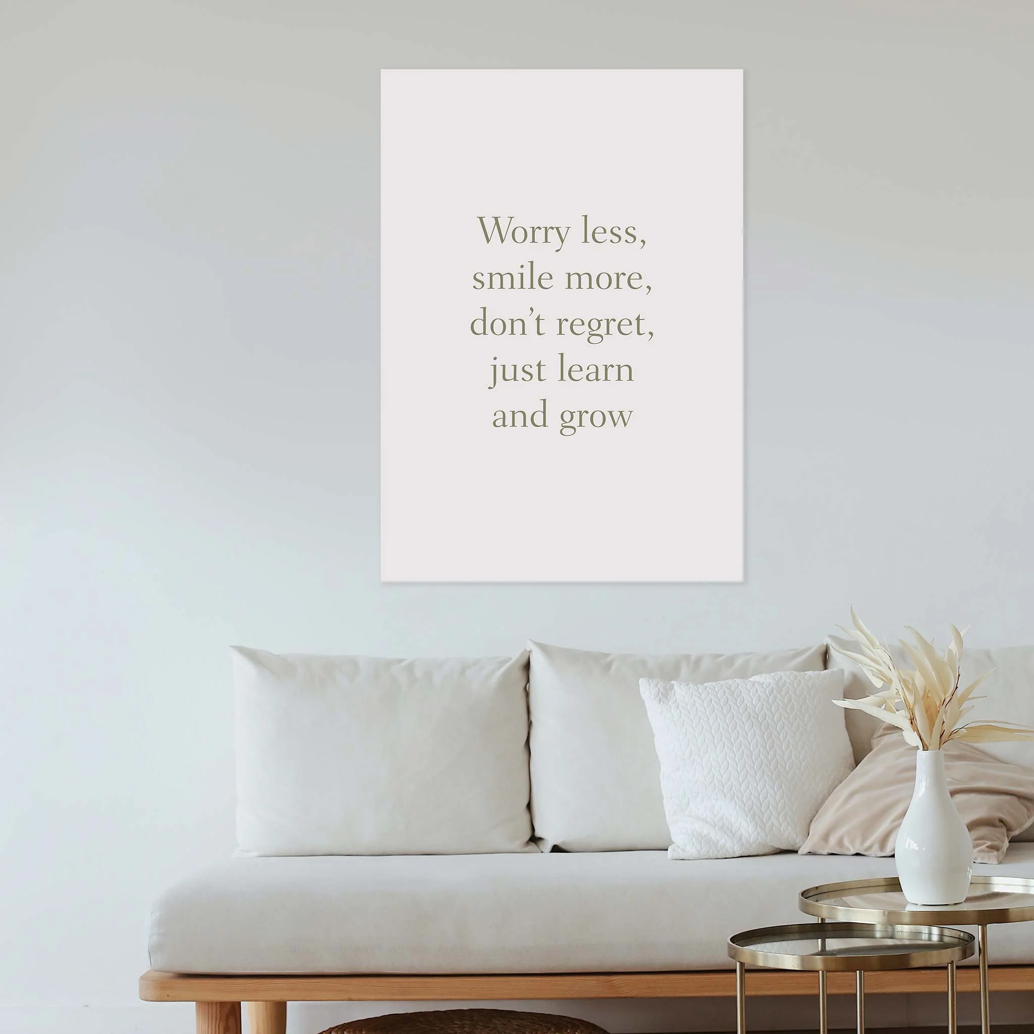 Worry less, smile more, don’t regret, just learn and grow - Image 3