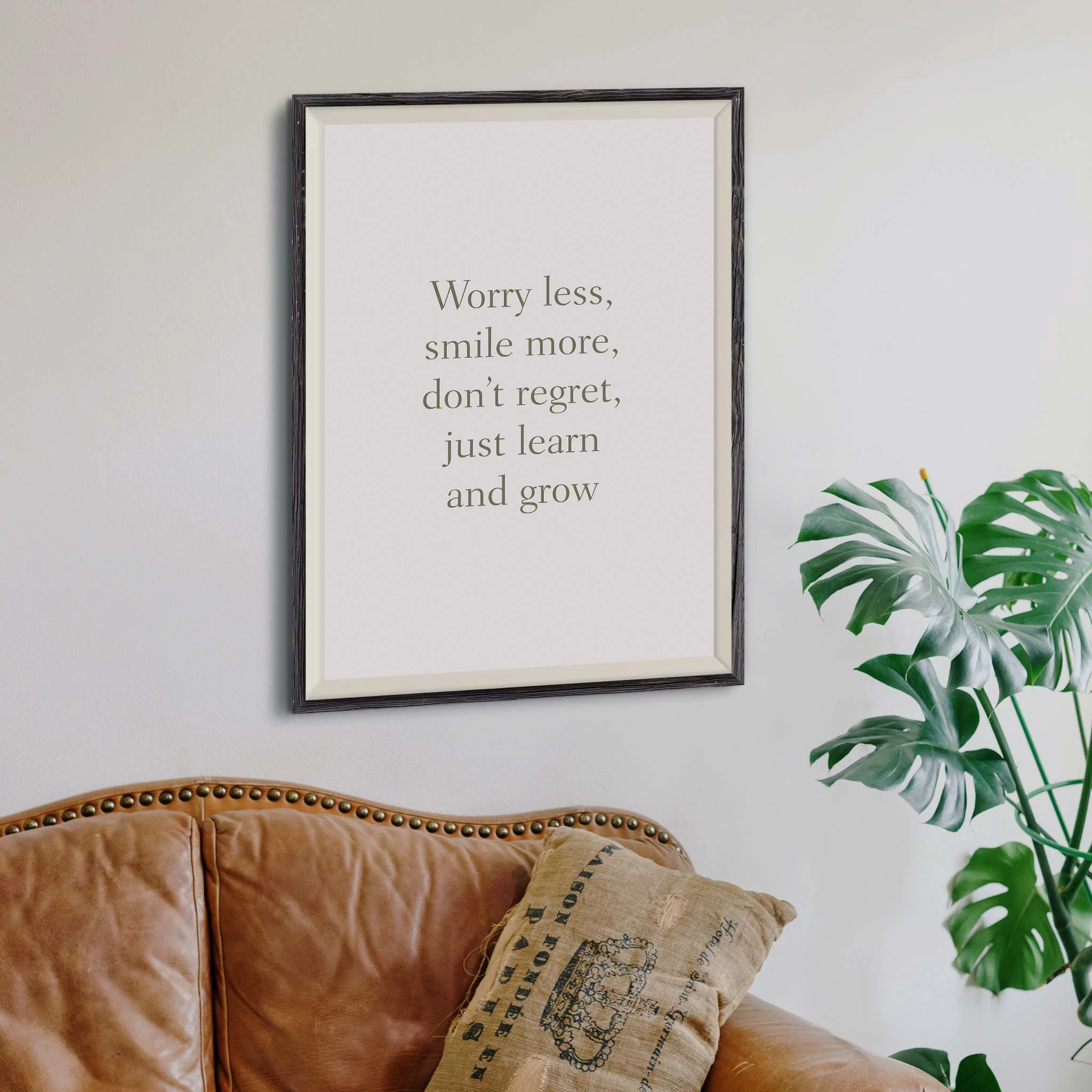 Worry less, smile more, don’t regret, just learn and grow - Image 4