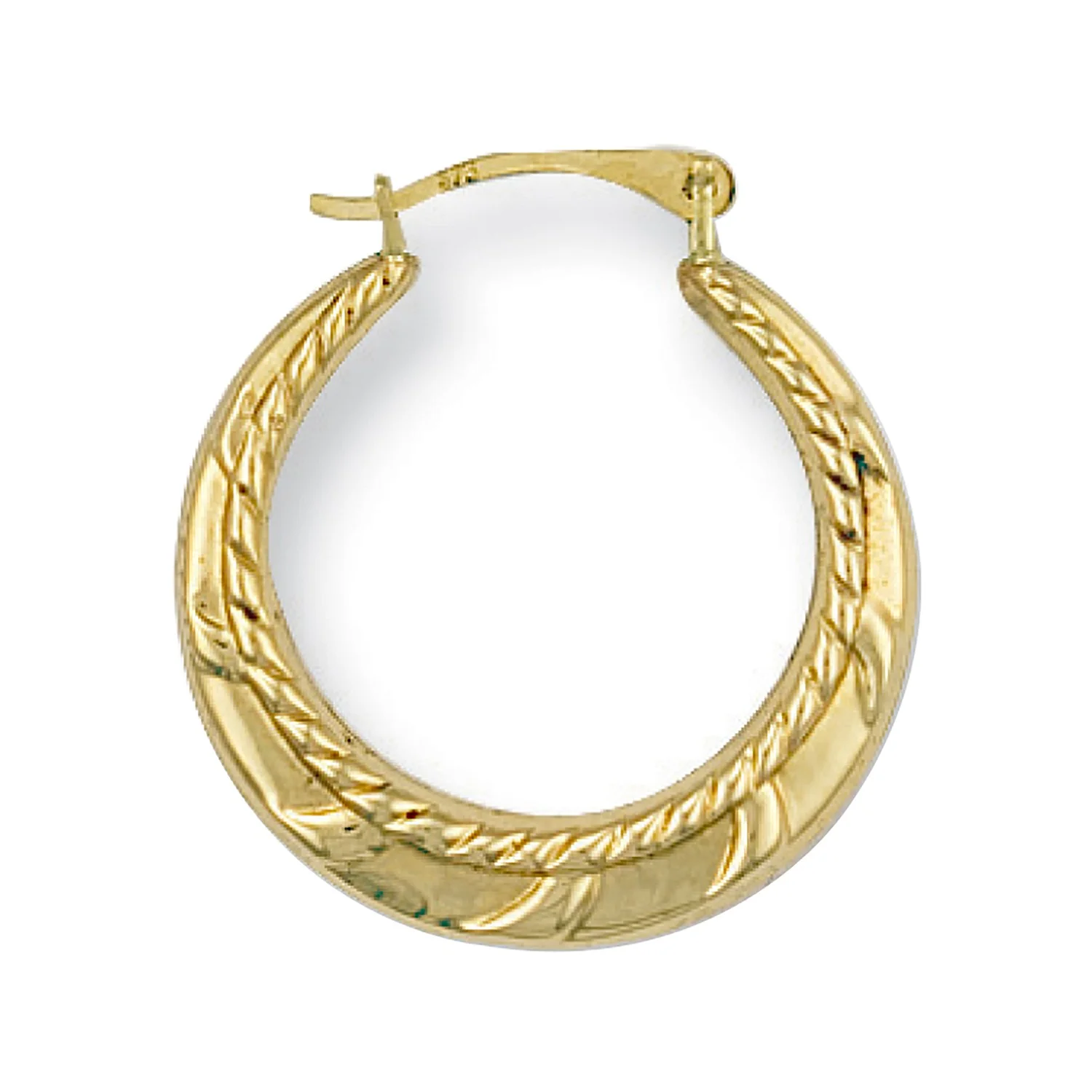 Yellow Gold Fancy Creoles