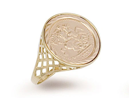 Yellow Gold (Tenth) Coin Ring